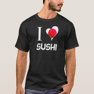 Japan Food Love Flag I Rice Seaweed Japan Men Wome T-Shirt
