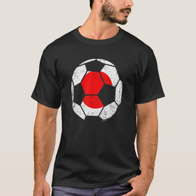 Japan Football World Soccer Japanese Fan Country B T-Shirt (Front)