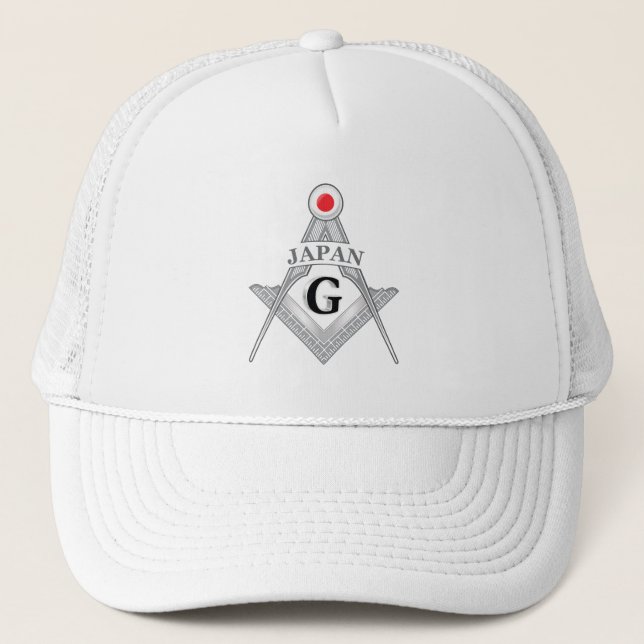 Japan freemasonry sign trucker hat (Front)