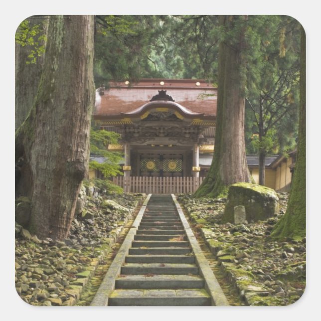 Japan, Fukui, Eiheiji Temple Square Sticker (Front)
