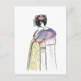 Japan Geisha Postcard Art