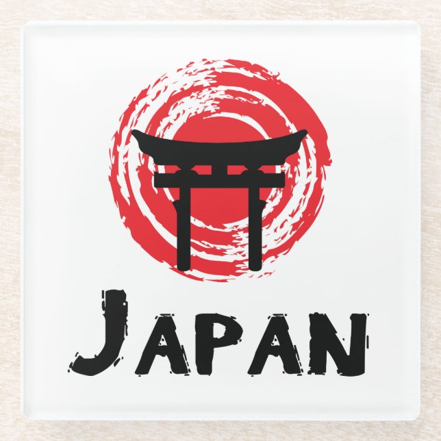 Japan Glass Coaster (Front)