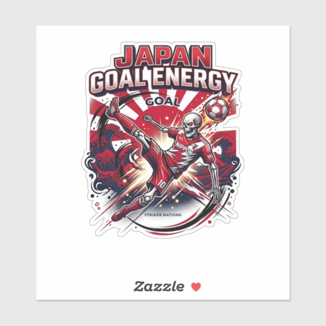 Japan Goal Energy Skeleton Striker Nations Creativ (Sheet)