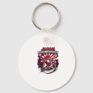 Japan Goal Energy Skeleton Striker Nations Creativ Key Ring