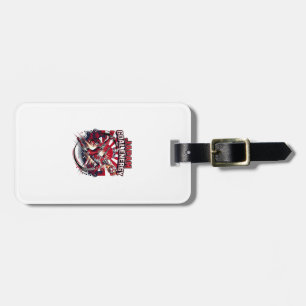 Japan Goal Energy Skeleton Striker Nations Creativ Luggage Tag