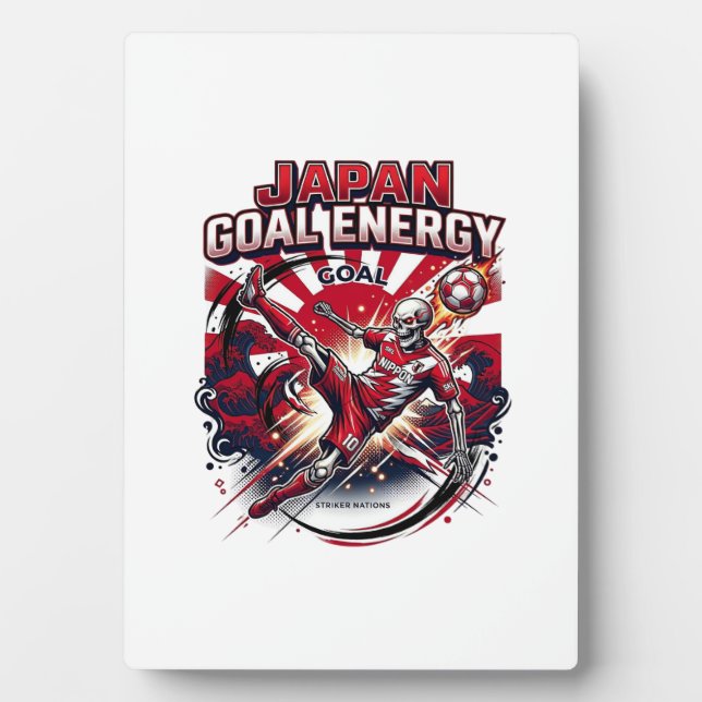 Japan Goal Energy Skeleton Striker Nations Creativ Plaque (Front)