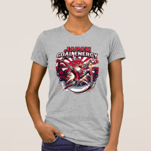 Japan Goal Energy Skeleton Striker Nations Creativ T-Shirt