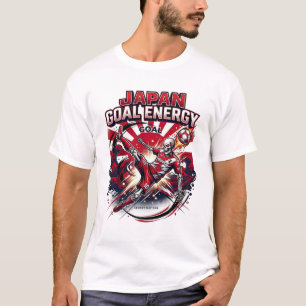 Japan Goal Energy Skeleton Striker Nations Creativ T-Shirt