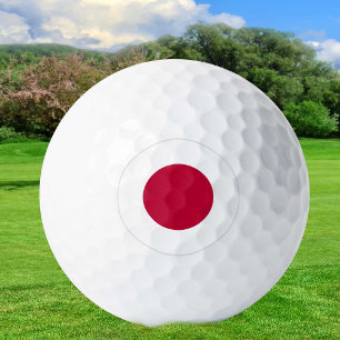Japan Golf Balls, Japanese Flag Golfers / Patriots Balls