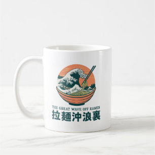 Japan Great Ramen Wave Ukiyoe Coffee Mug