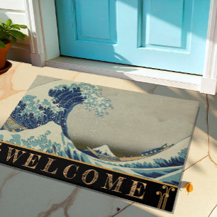 Japan, Great Wave off Kanagawa Mat, Katsushika Doormat