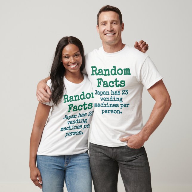 Japan Has 23 Vending Machines - Trivia Fact T-Shirt (Unisex)
