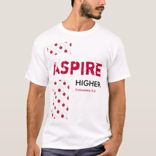 Japan Hinomaru ASPIRE HIGHER Christian Scripture T-Shirt