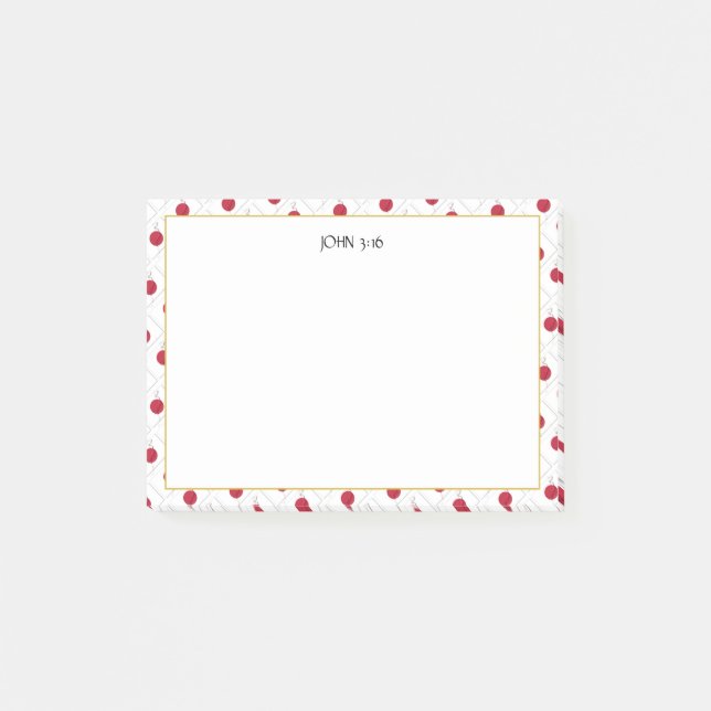 JAPAN HINOMARU Christian Scripture Post-it Notes (Front)