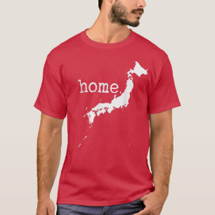 Japan Home Japanese Map Home Country Pride T Shirt