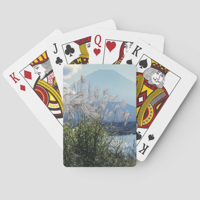 Japan, Honshu, Yamanashi Pref., Fuji-Hakone-Izu Playing Cards (Back)