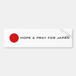 Japan - Hope Bumper Sticker