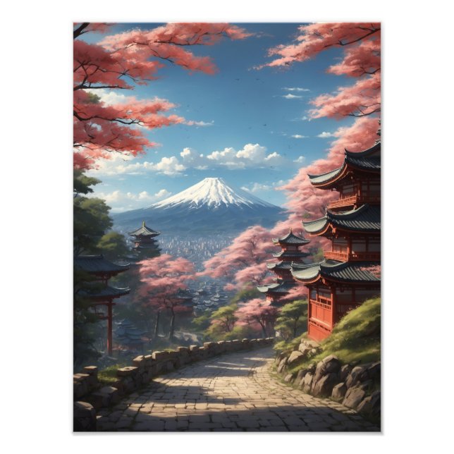 Japan Illustration Art#1 Photo Print (Front)