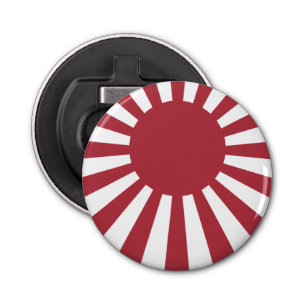 Japan Imperial Rising Sun Flag, Edo to WW2 Bottle Opener