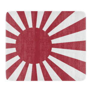 Japan Imperial Rising Sun Flag, Edo to WW2 Cutting Board