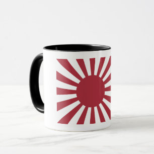 Japan Imperial Rising Sun Flag, Edo to WW2 Mug