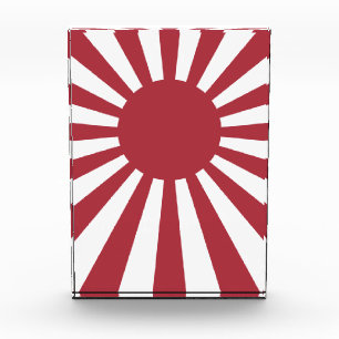 Japan Imperial Rising Sun Flag, Edo to WW2 Photo Block