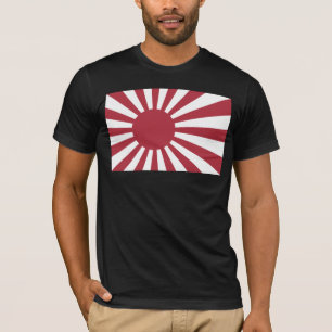 Japan Imperial Rising Sun Flag, Edo to WW2 T-Shirt