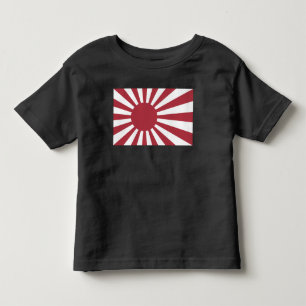 Japan Imperial Rising Sun Flag, Edo to WW2 Toddler T-Shirt