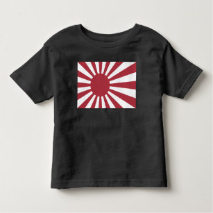 Japan Imperial Rising Sun Flag, Edo to WW2 Toddler T-Shirt