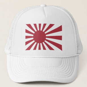 Japan Imperial Rising Sun Flag, Edo to WW2 Trucker Hat