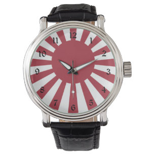 Japan Imperial Rising Sun Flag, Edo to WW2 Watch