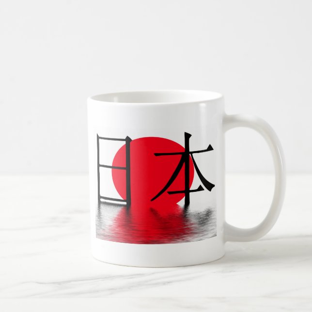 Japan in Japanese Coffee Mug (Right)