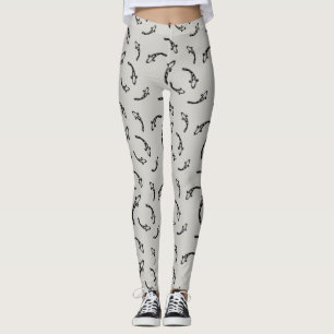 Japan-inspired Koi Pattern Leggings