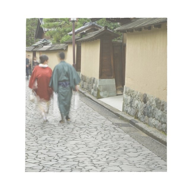 Japan, Ishikawa, Kanazawa, Buke Yashiki District Notepad (Front)