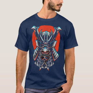 japan japanes art Samurai Mask  T-Shirt