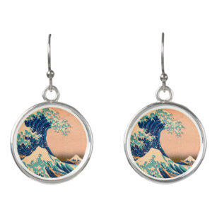 Japan - Japanese Art (Great Wave off Kanagawa) Earrings