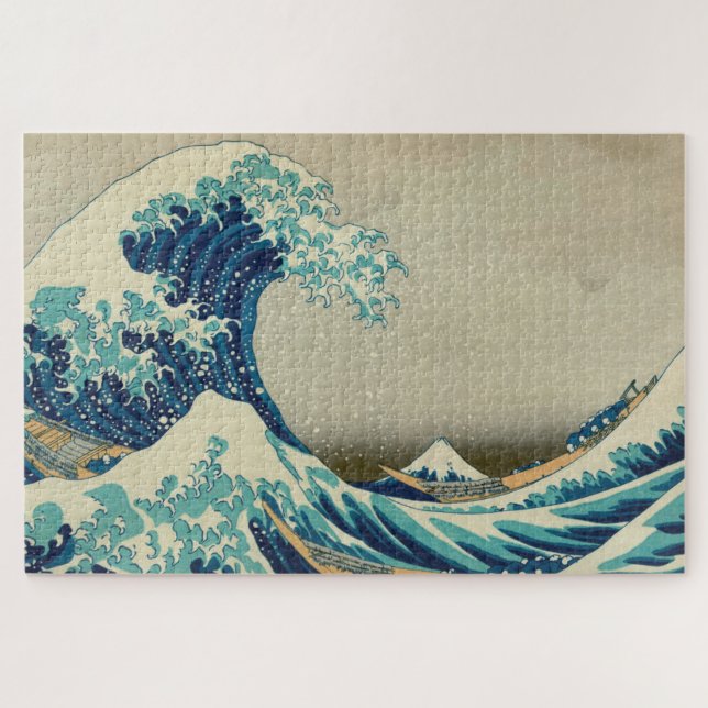 Japan - Japanese Art /Great Wave off Kanagawa Jigsaw Puzzle (Horizontal)