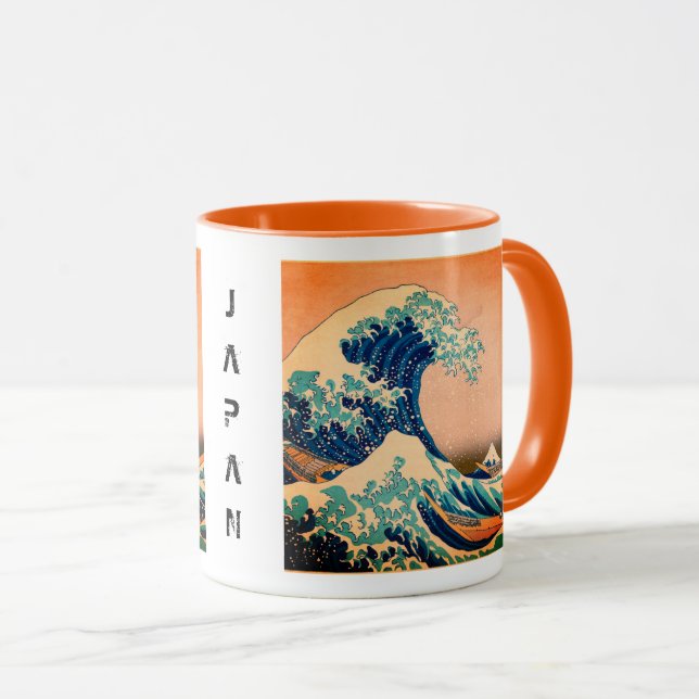 Japan - Japanese Art (Great Wave off Kanagawa) Mug (Front Right)