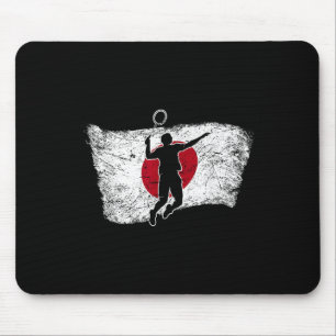 Japan Japanese Flag Badminton  Mouse Mat