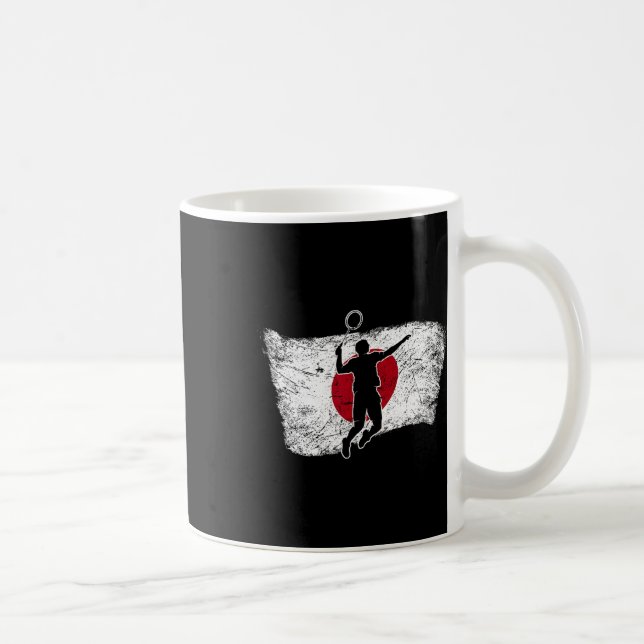 Japan Japanese Flag Dminton  Coffee Mug (Right)