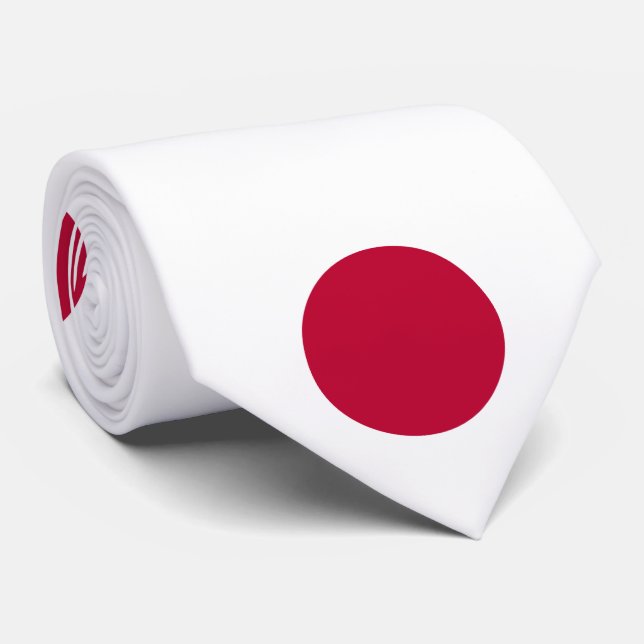 Japan - Japanese flag - Hinomaru  Tie (Rolled)