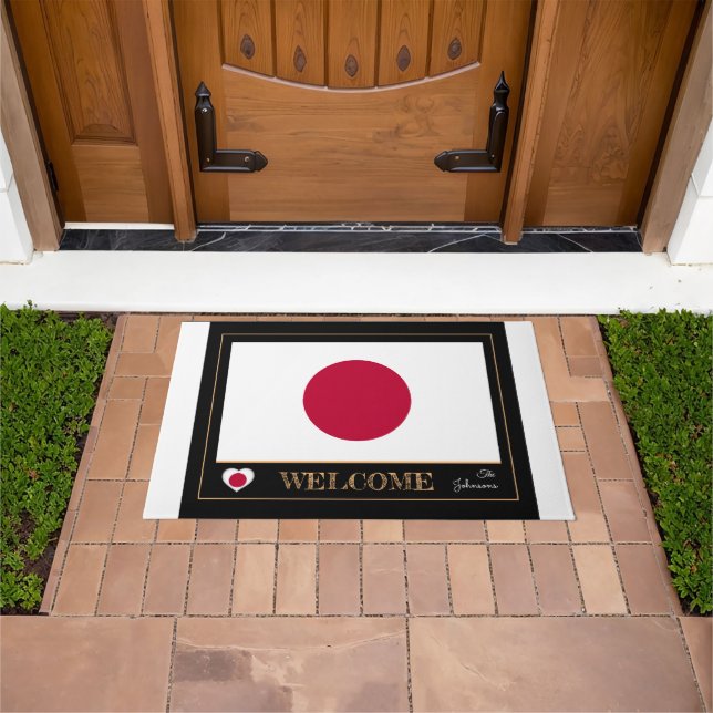 Japan & Japanese Flag house mats /sports Welcome (Outdoor)