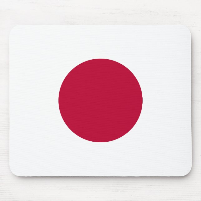 Japan (Japanese) Flag Mouse Mat (Front)