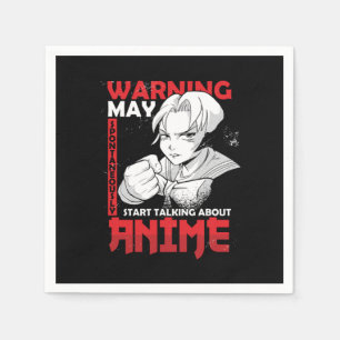 Japan Japanese Otaku Manga Cosplay Gaming Gift War Napkin