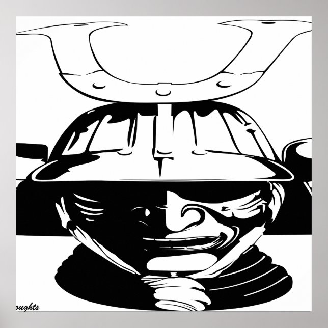 Japan - Japanese Samurai Warrior Art Print Posters (Front)