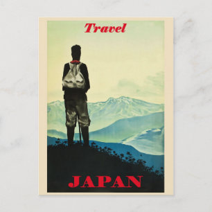 Japan Japanese Vintage Travel Poster Postcard