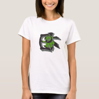 Japan Kanji Graffiti-Oki Flag [ Women Shirt ]