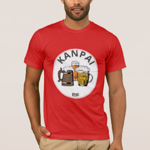 JAPAN Kanpai 乾杯 Great Japanese Beer T-Shirt