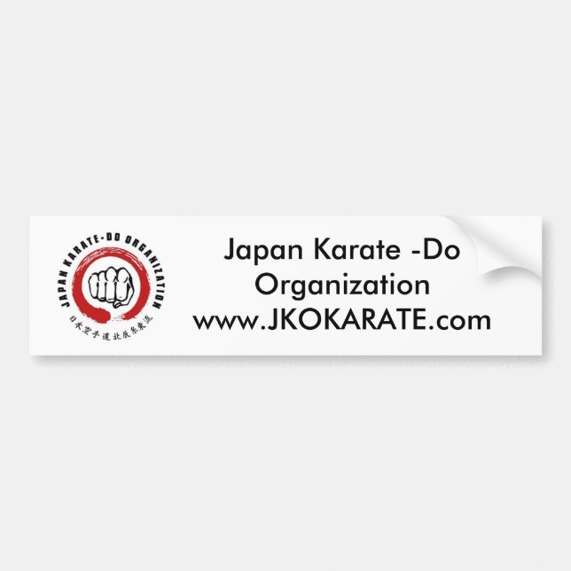 Japan Karate -Do Bumper Sticker (Front)