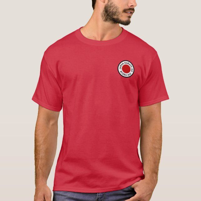 Japan Karate Do Ryobu-Kai Official Dark T-Shirt (Front)